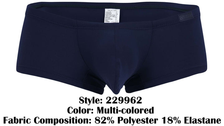 Clever Moda 3PK Australian Latin Men's Trunk Underwear in Multi Colored – men's trunks