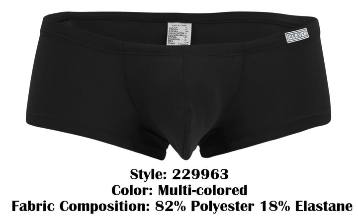 Clever Moda 3PK Australian Latin Men's Trunk Underwear in Multi Colored – men's trunks