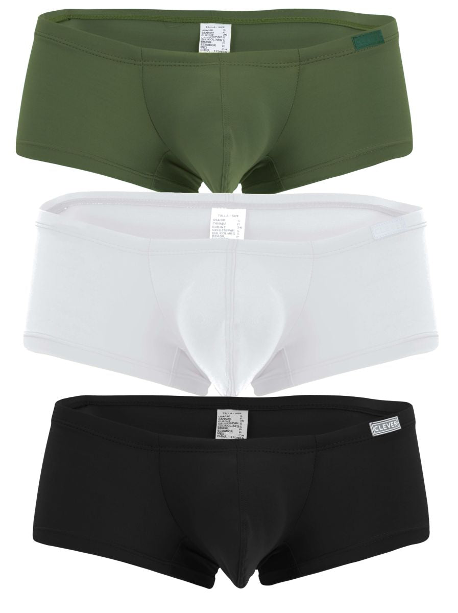 Clever Moda 3PK Australian Latin Men's Trunk Underwear in Multi Colored – men's trunks