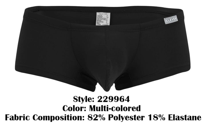 Clever Moda 3PK Australian Latin Men's Trunk Underwear in Multi Colored – men's trunks