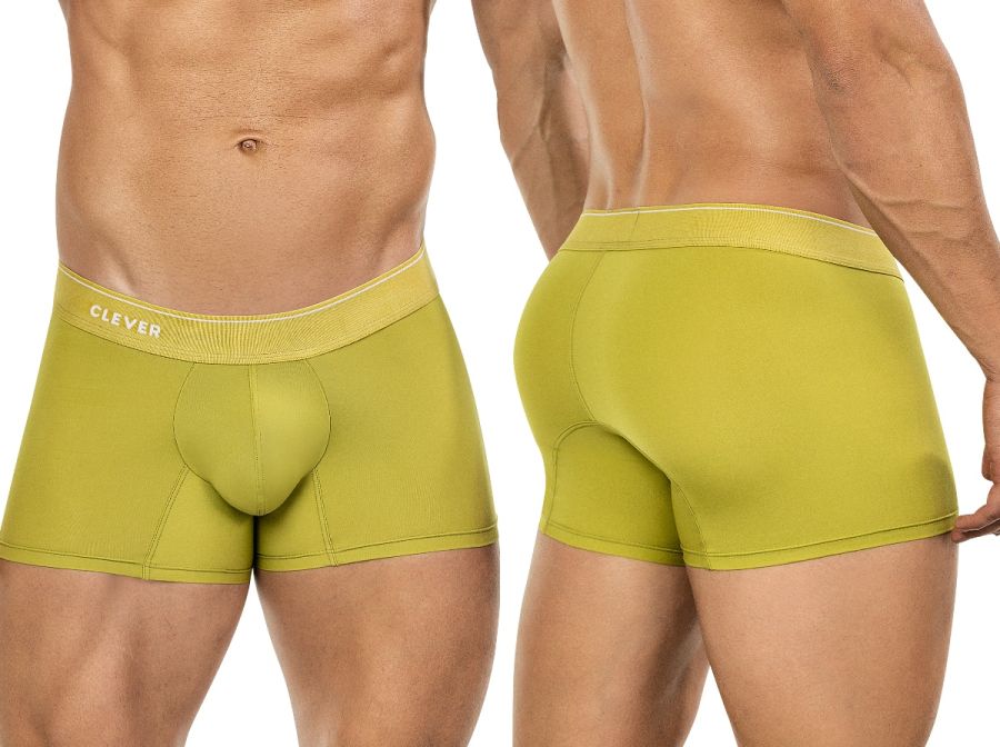 Clever Moda Atenea Men's Boxer Brief in Green – men's boxer briefs
