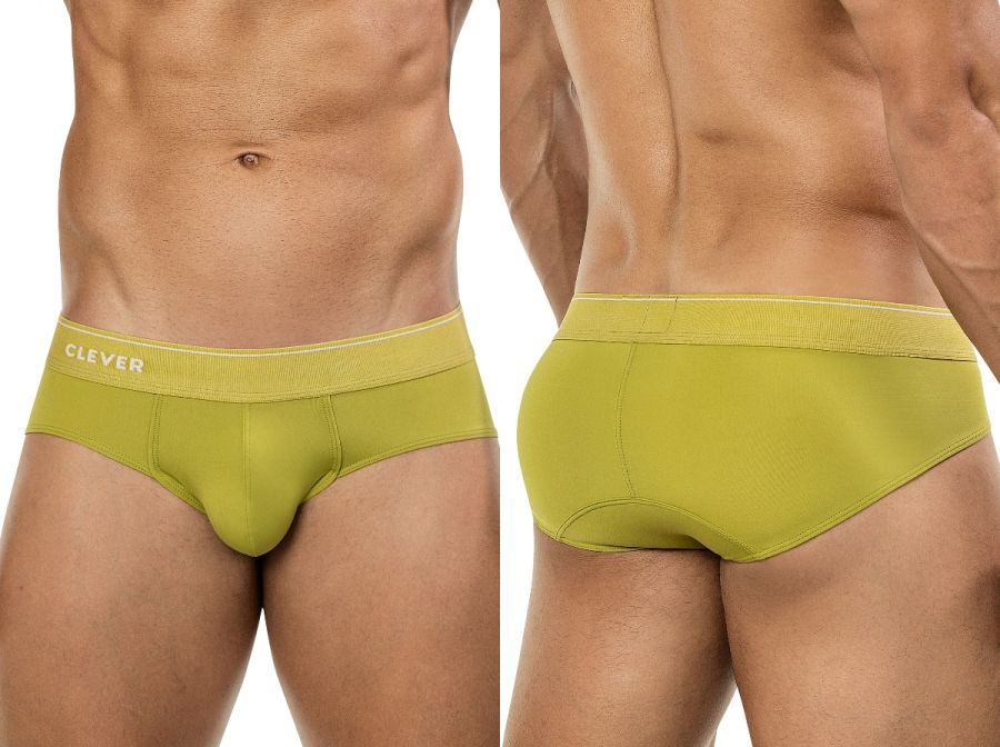 Clever Moda Atenea Men's Bikini Brief in Green – men's briefs