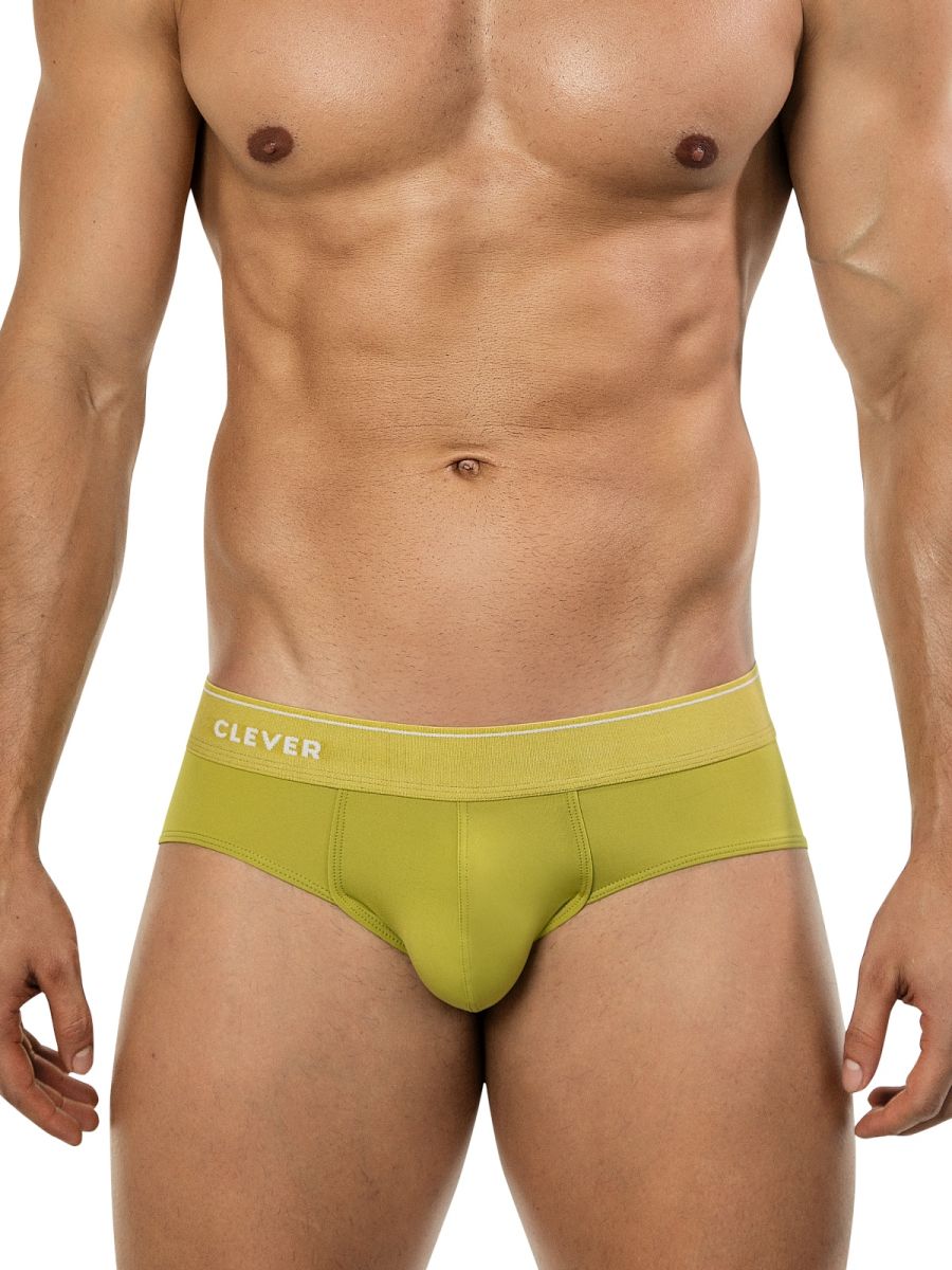 Clever Moda Atenea Men's Bikini Brief in Green – men's briefs