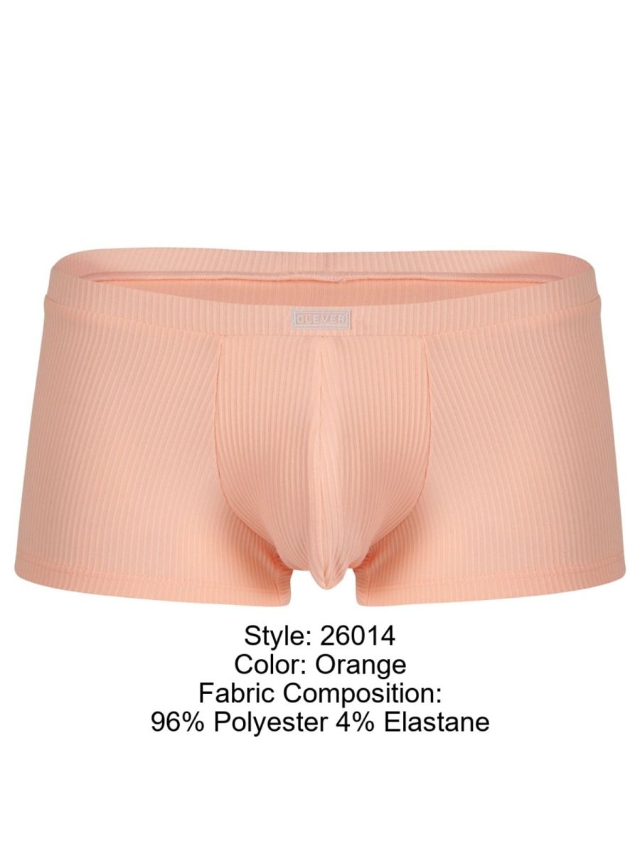 Clever Moda Apolo Men's Trunk Underwear in Orange – men's trunks