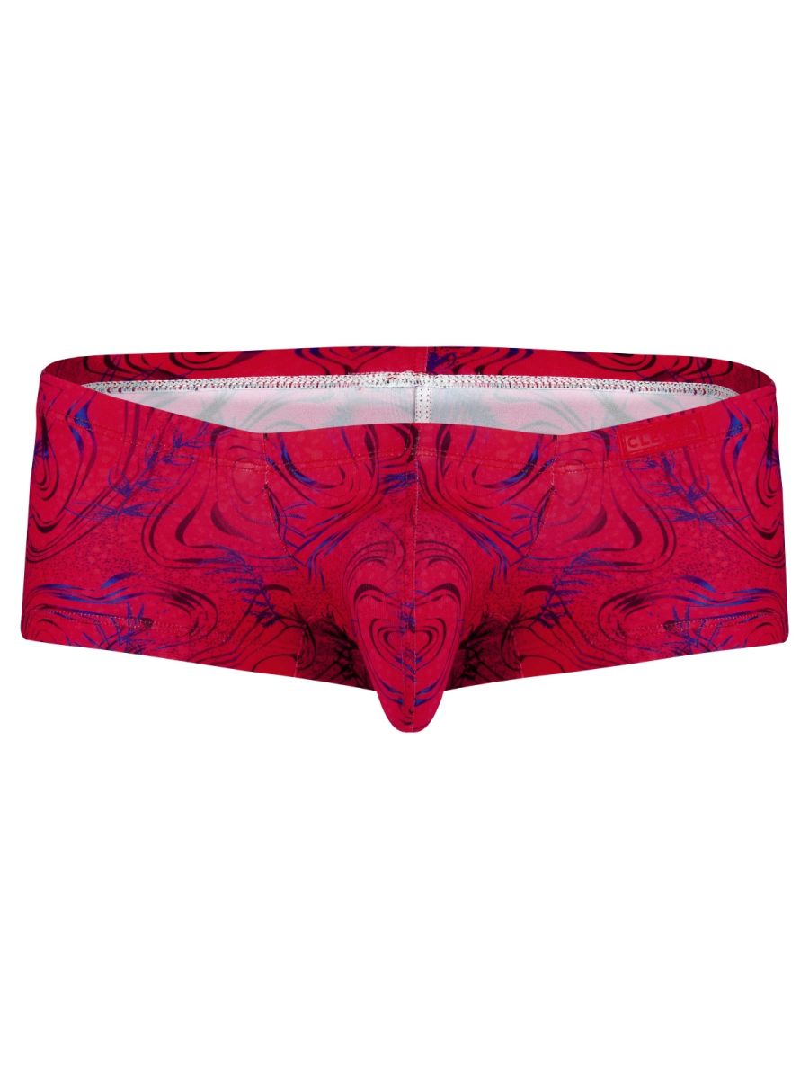 Clever Moda Helion Men's Trunk Underwear in Red – men's trunks