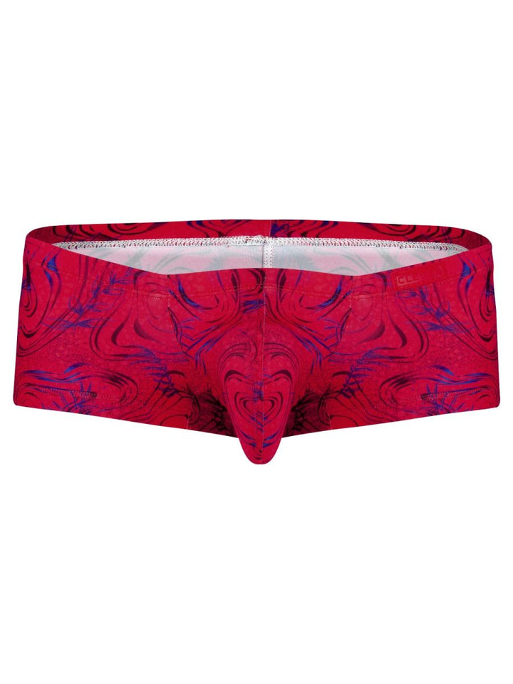 Clever Moda Helion Men's Trunk Underwear in Red – men's trunks
