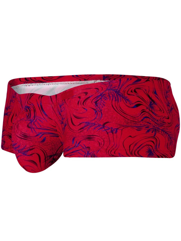 Clever Moda Helion Men's Trunk Underwear in Red – men's trunks