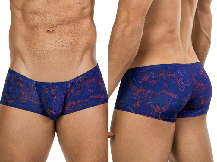 Clever Moda Helion Men's Trunk Underwear in Blue – men's trunks