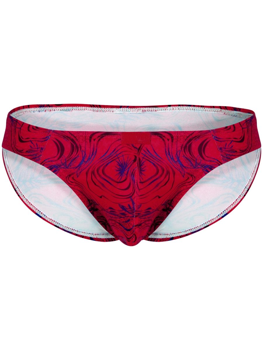 Clever Moda Helion Men's Bikini Brief in Red – men's briefs