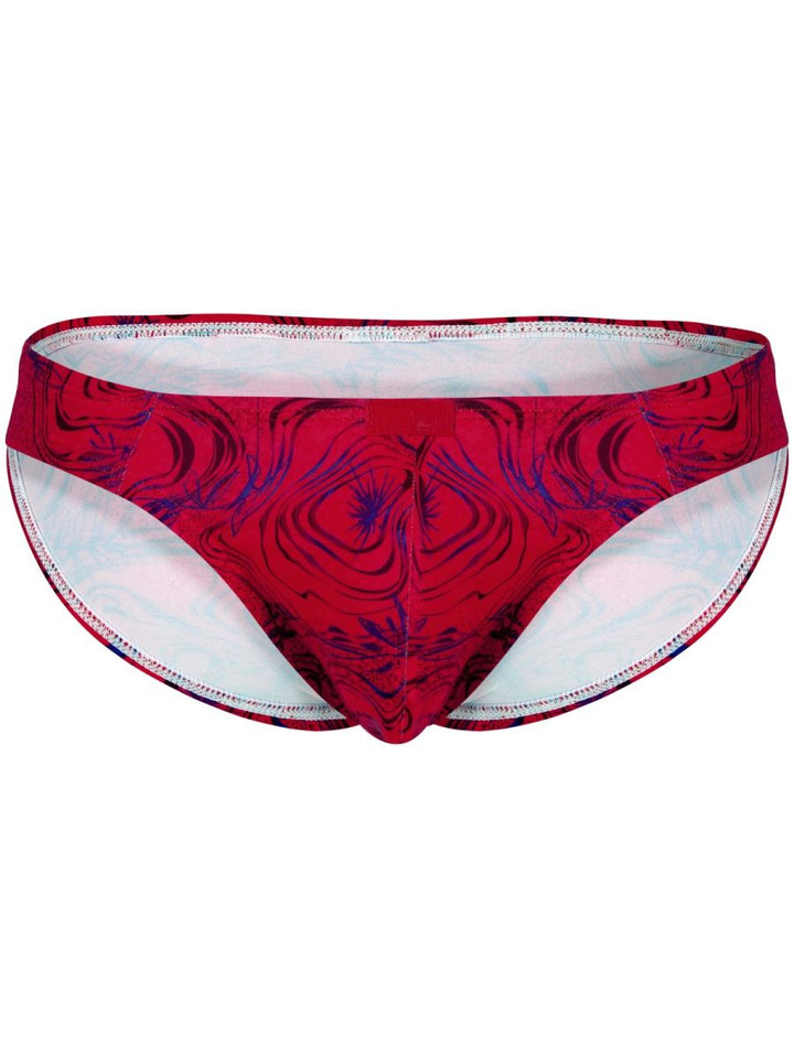Clever Moda Helion Men's Bikini Brief in Red – men's briefs