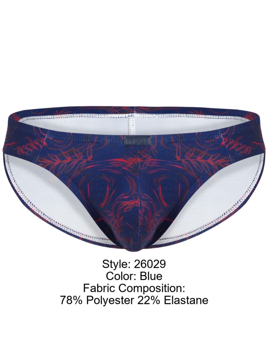 Clever Moda Helion Men's Bikini Brief in Blue – men's briefs
