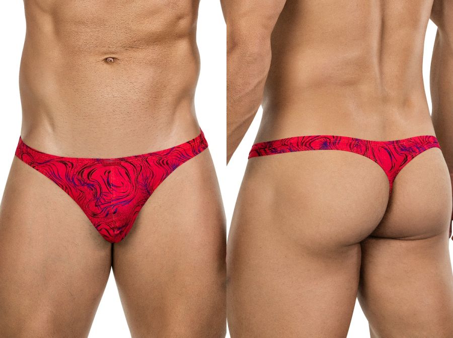 Clever Moda Helion Men's Thong in Red – men's thongs