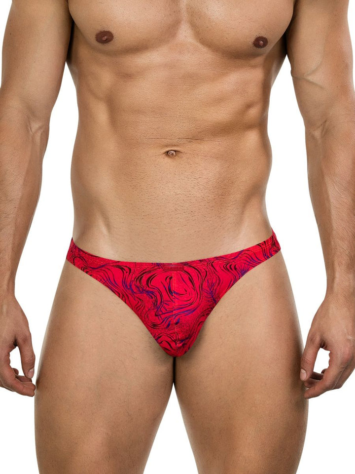 Clever Moda Helion Men's Thong in Red – men's thongs