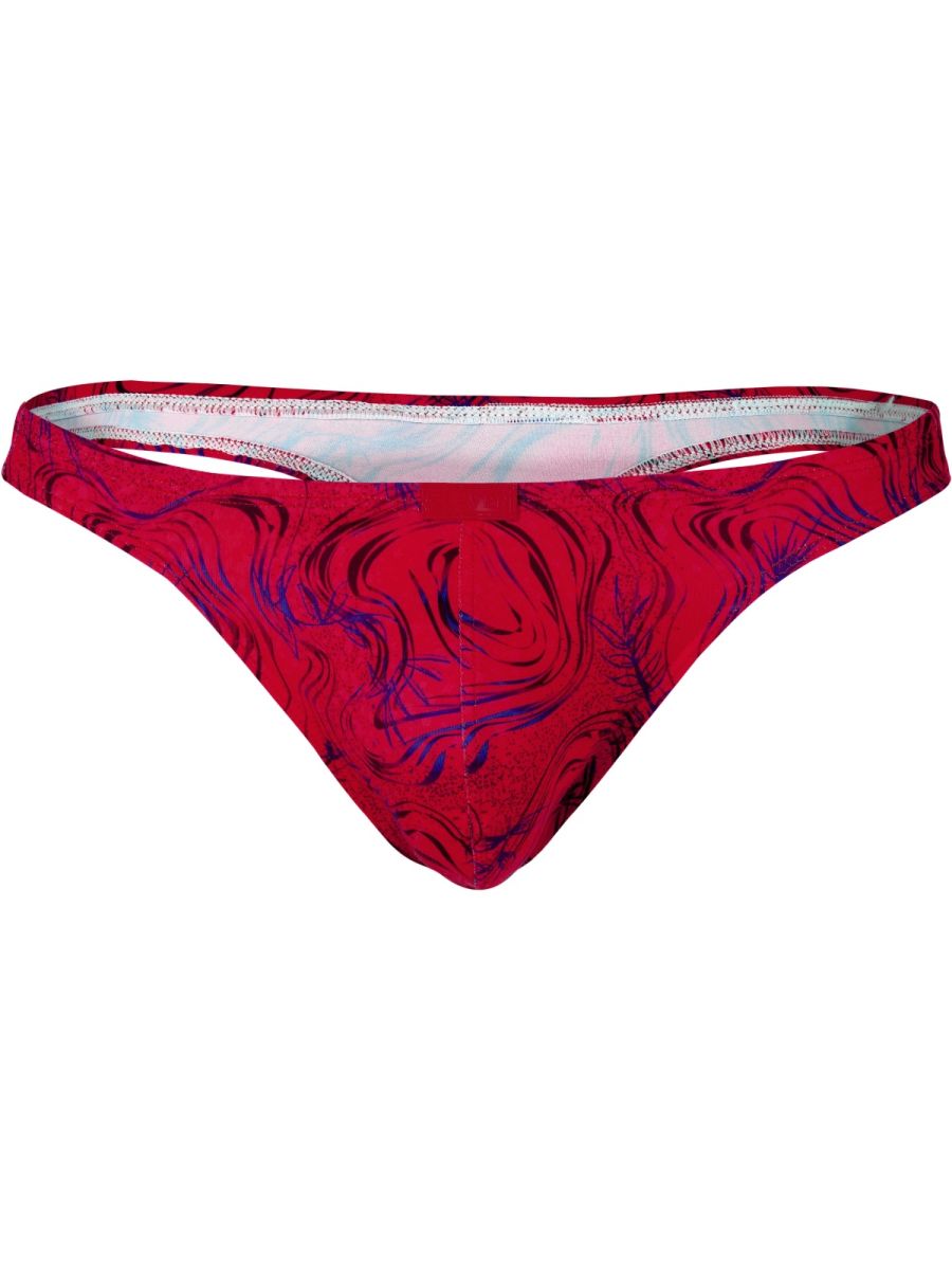 Clever Moda Helion Men's Thong in Red – men's thongs