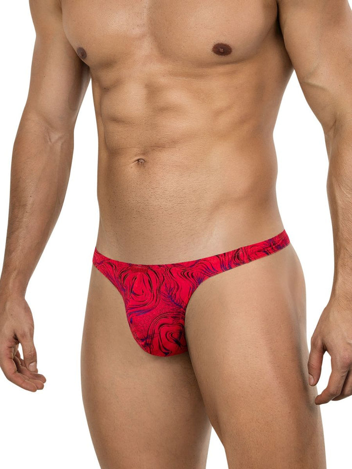 Clever Moda Helion Men's Thong in Red – men's thongs