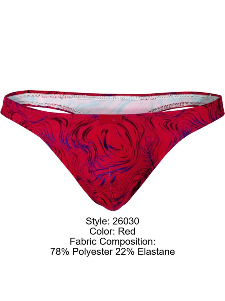 Clever Moda Helion Men's Thong in Red – men's thongs
