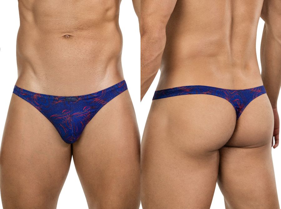 Clever Moda Helion Men's Thong in Blue – men's thongs