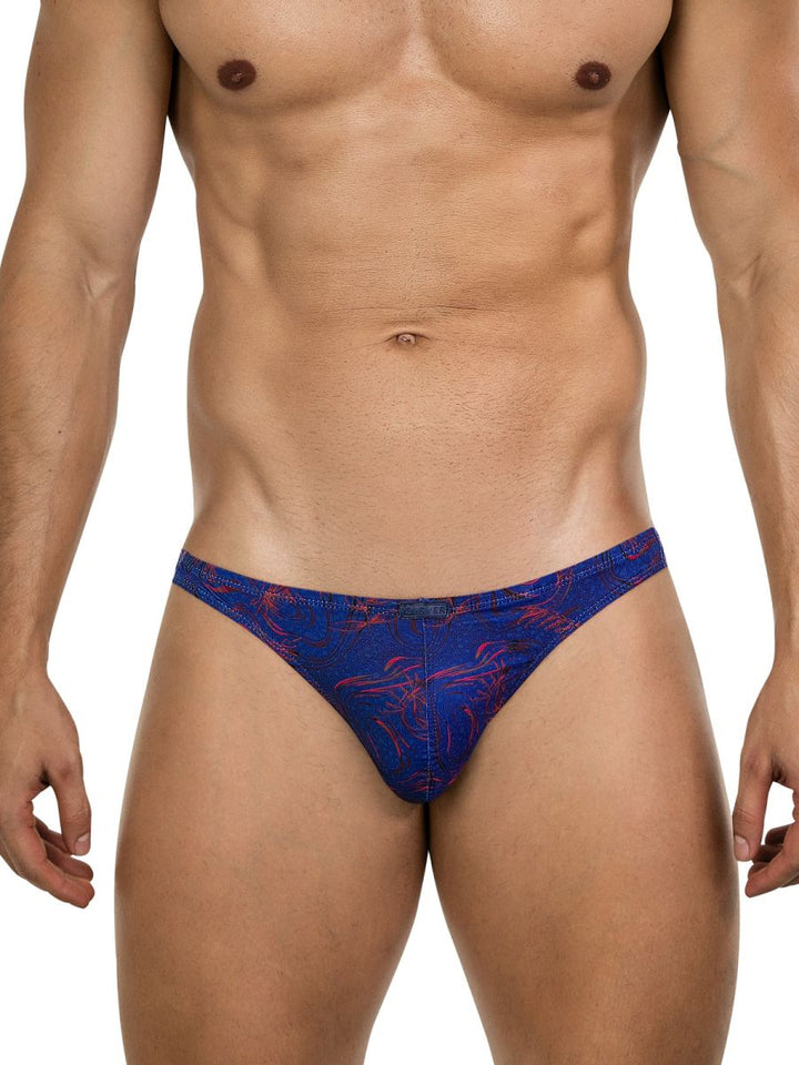 Clever Moda Helion Men's Thong in Blue – men's thongs