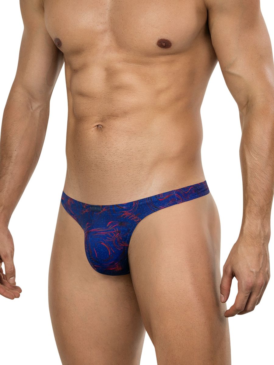 Clever Moda Helion Men's Thong in Blue – men's thongs