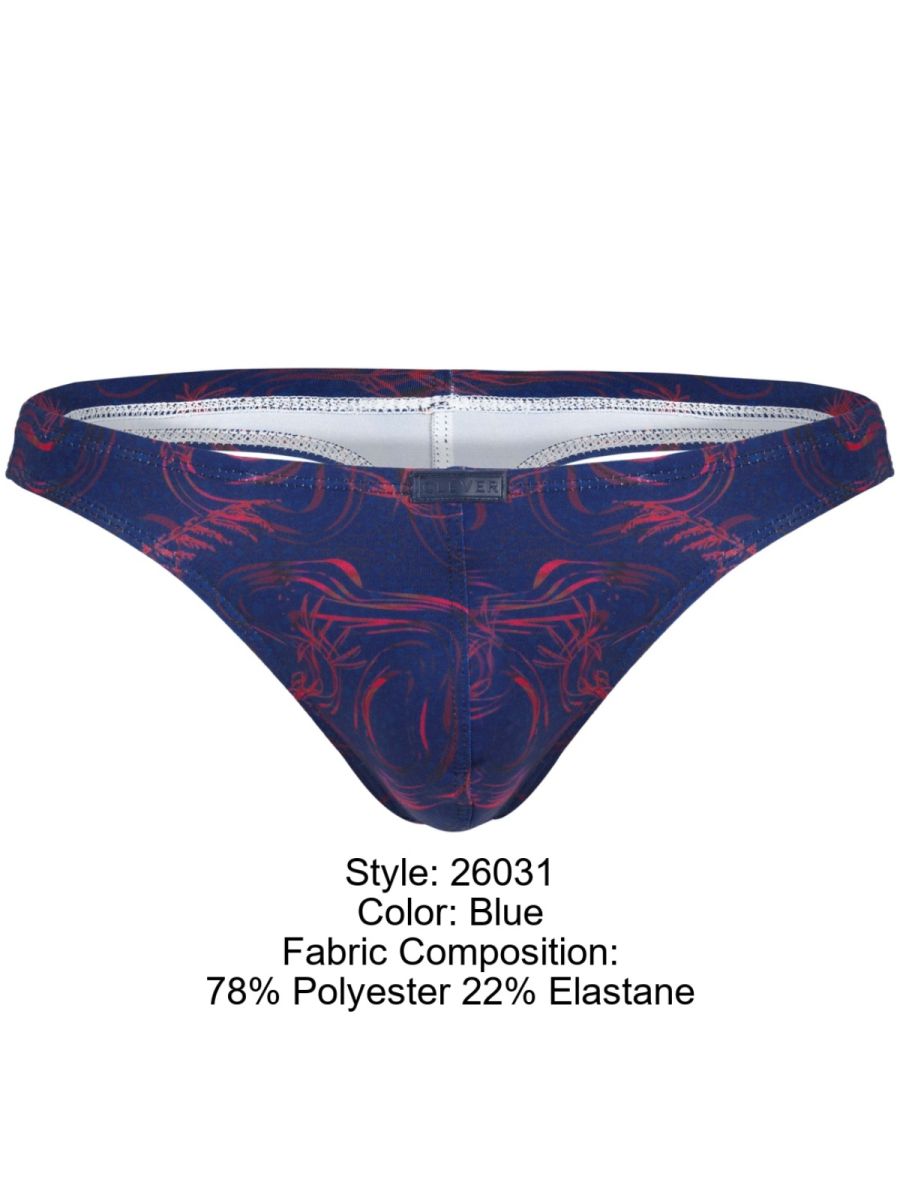 Clever Moda Helion Men's Thong in Blue – men's thongs