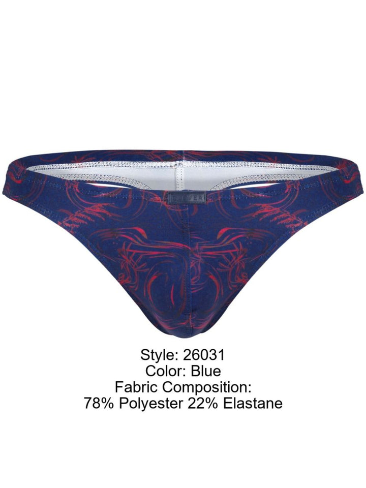 Clever Moda Helion Men's Thong in Blue – men's thongs