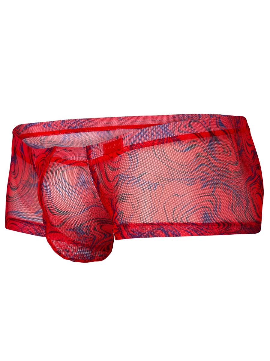 Clever Moda Calipso Men's Trunk Underwear in Red – men's trunks