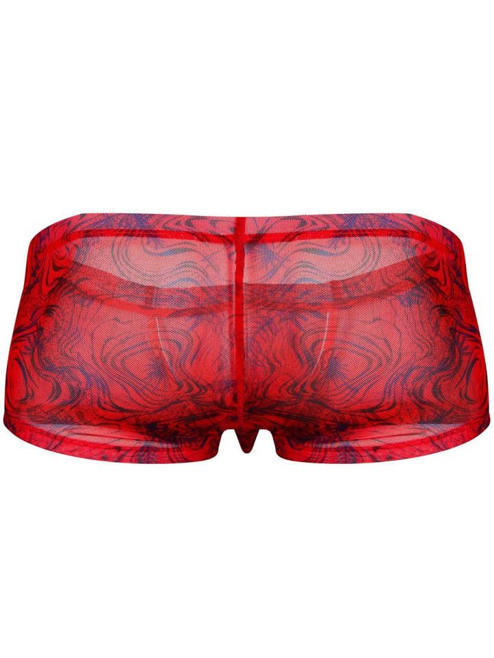 Clever Moda Calipso Men's Trunk Underwear in Red – men's trunks