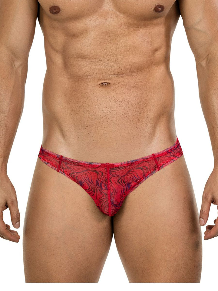Clever Moda Calipso Men's Bikini Brief in Red – men's briefs