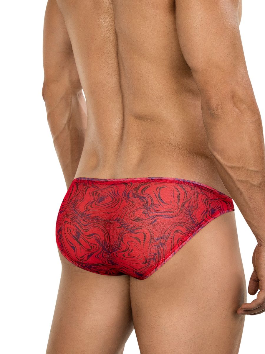 Clever Moda Calipso Men's Bikini Brief in Red – men's briefs
