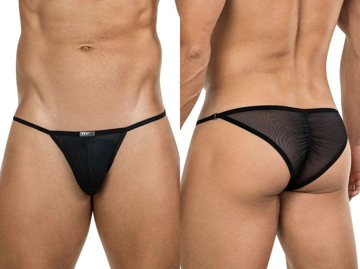 Clever Moda Eos Men's Bikini Brief in Black – men's briefs
