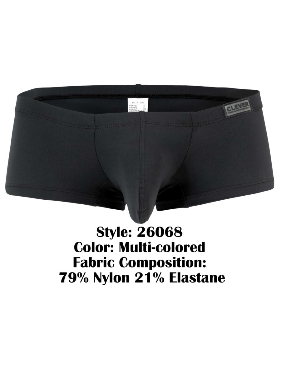 Clever Moda 3PK Australian Latin Men's Trunk Underwear in Multi Colored – men's trunks