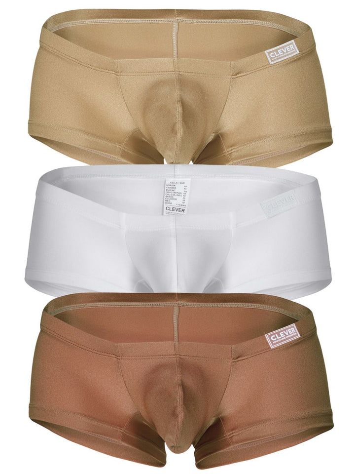 Clever Moda 3PK Australian Latin Men's Trunk Underwear in Multi Colored – men's trunks