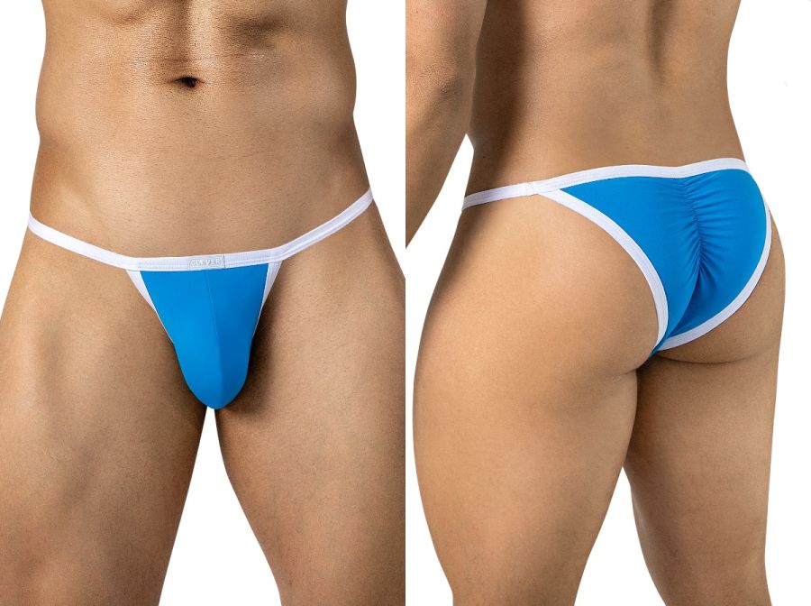 Clever Moda Boreas Men's Bikini Brief in Turquoise – men's briefs