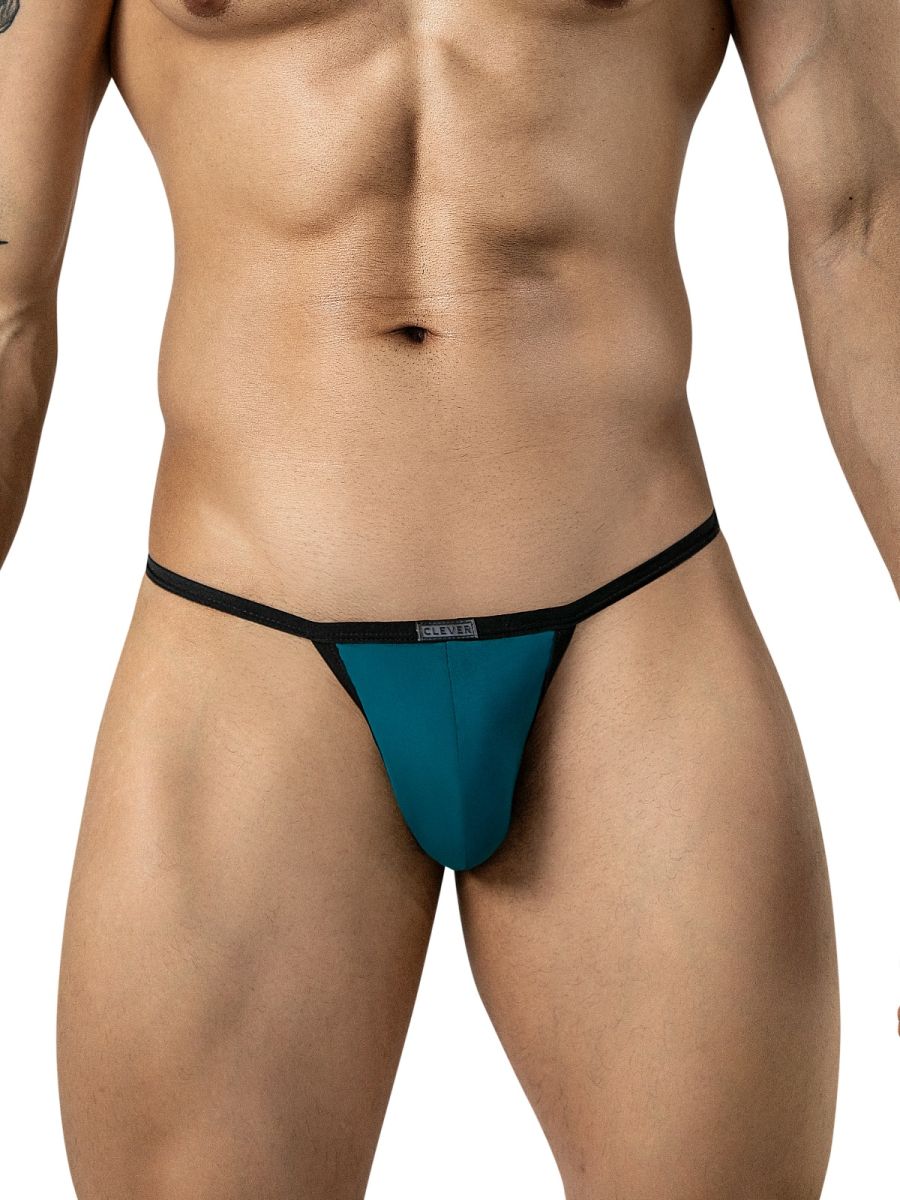 Clever Moda Boreas Men's Bikini Brief in Petrol Blue – men's briefs