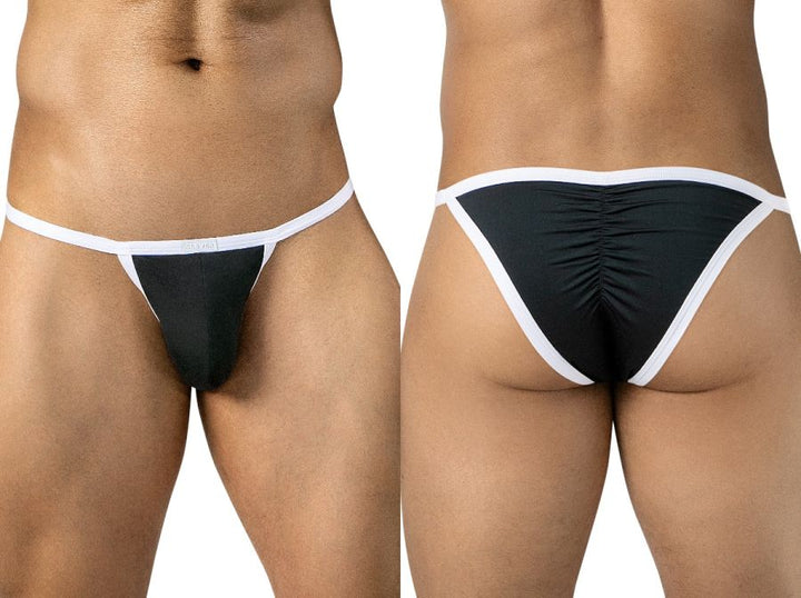 Clever Moda Boreas Men's Bikini Brief in Black – men's briefs