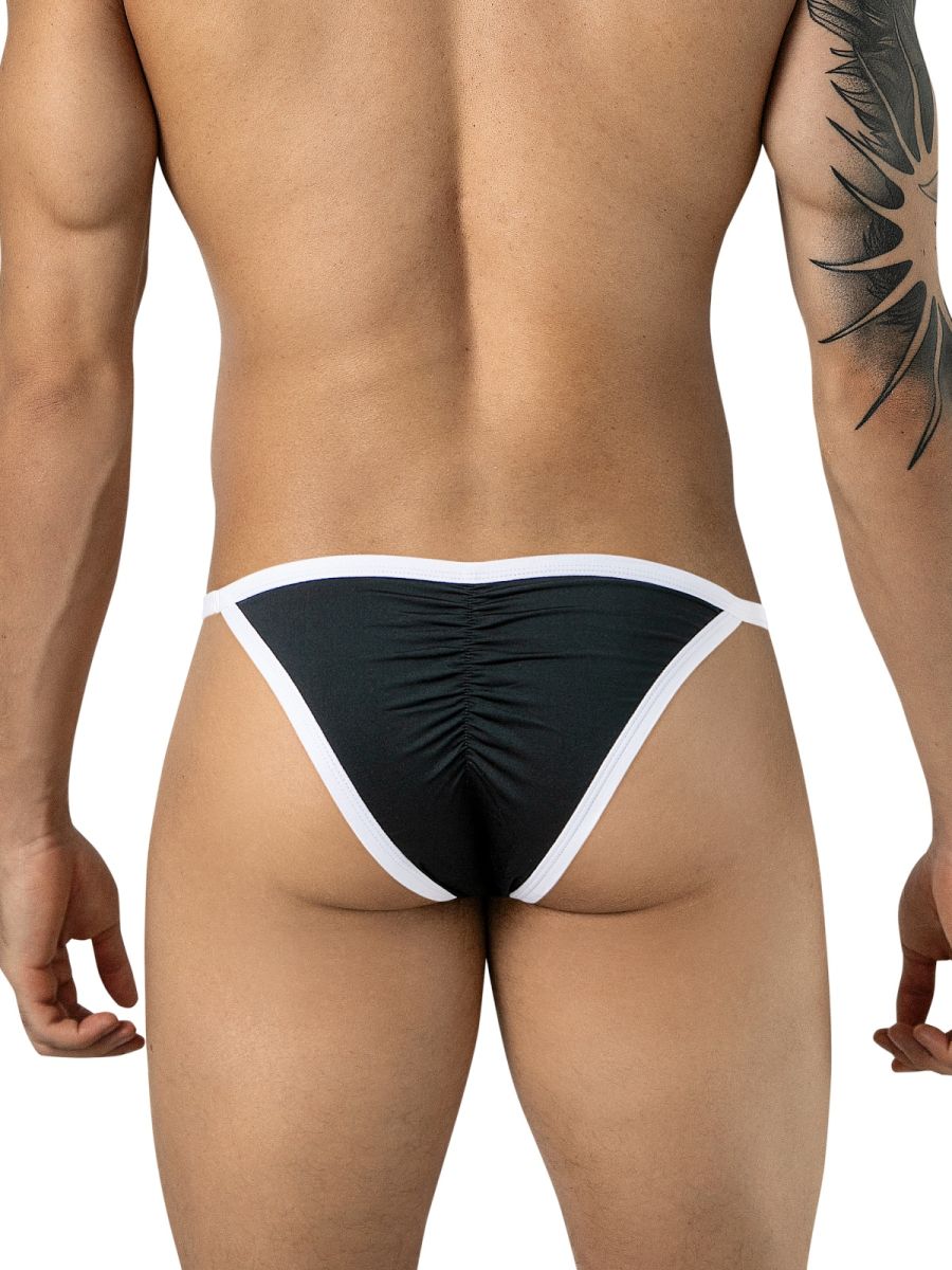 Clever Moda Boreas Men's Bikini Brief in Black – men's briefs