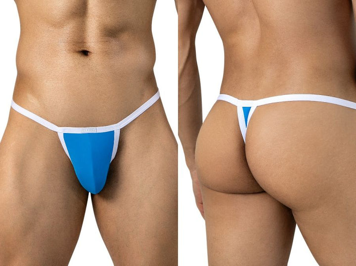 Clever Moda Boreas Minimalist Style Men's Thong in Turquoise – men's thongs