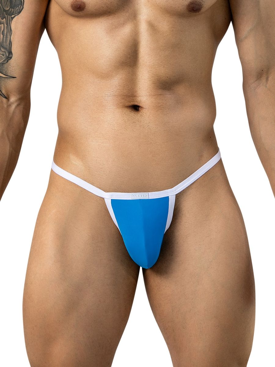 Clever Moda Boreas Minimalist Style Men's Thong in Turquoise – men's thongs