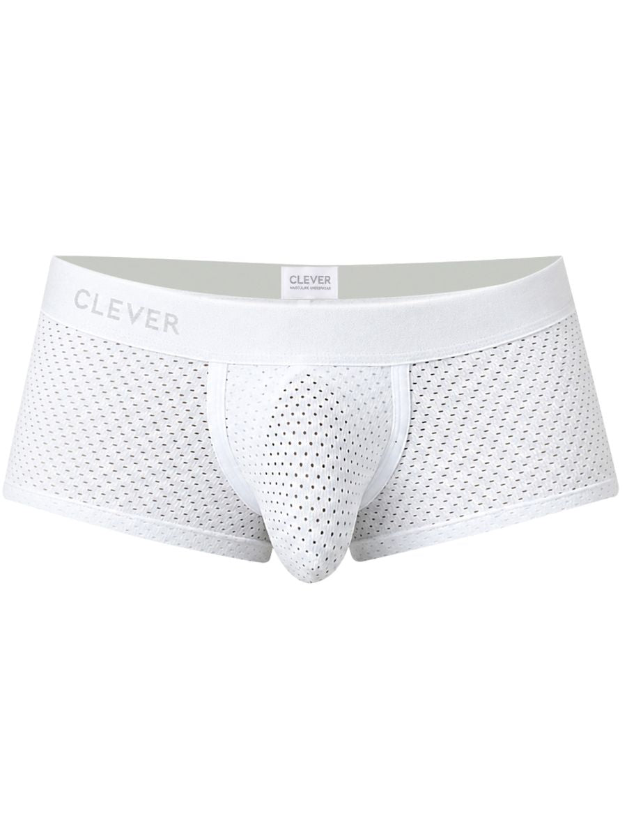 Clever Moda Ulises Men's Trunk Underwear in White – men's trunks