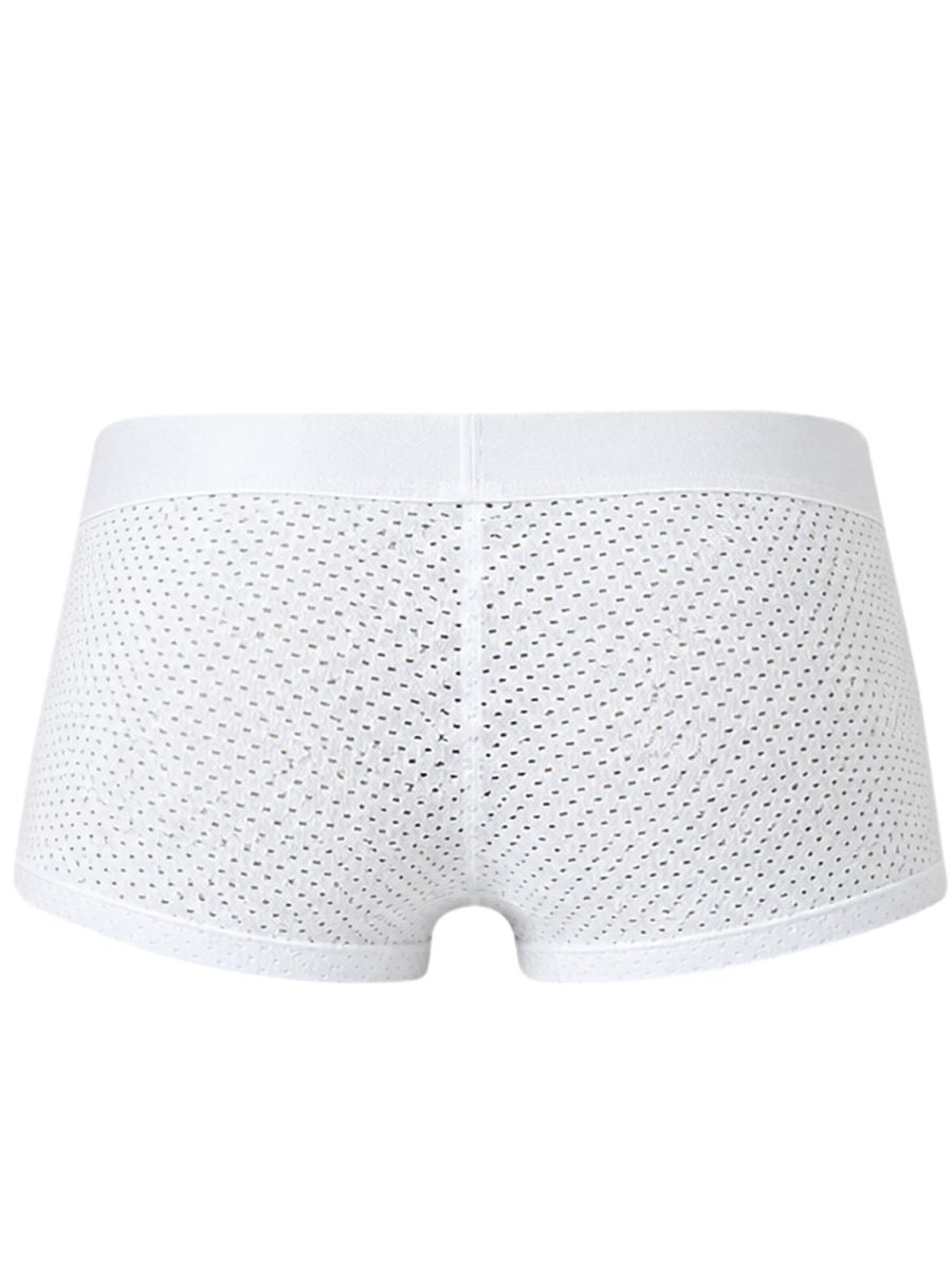 Clever Moda Ulises Men's Trunk Underwear in White – men's trunks