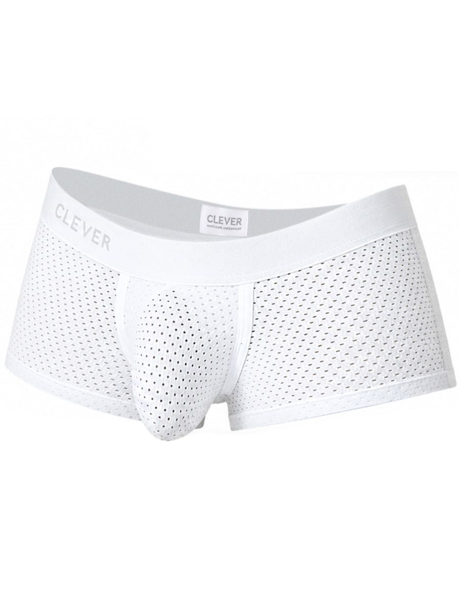 Clever Moda Ulises Men's Trunk Underwear in White – men's trunks