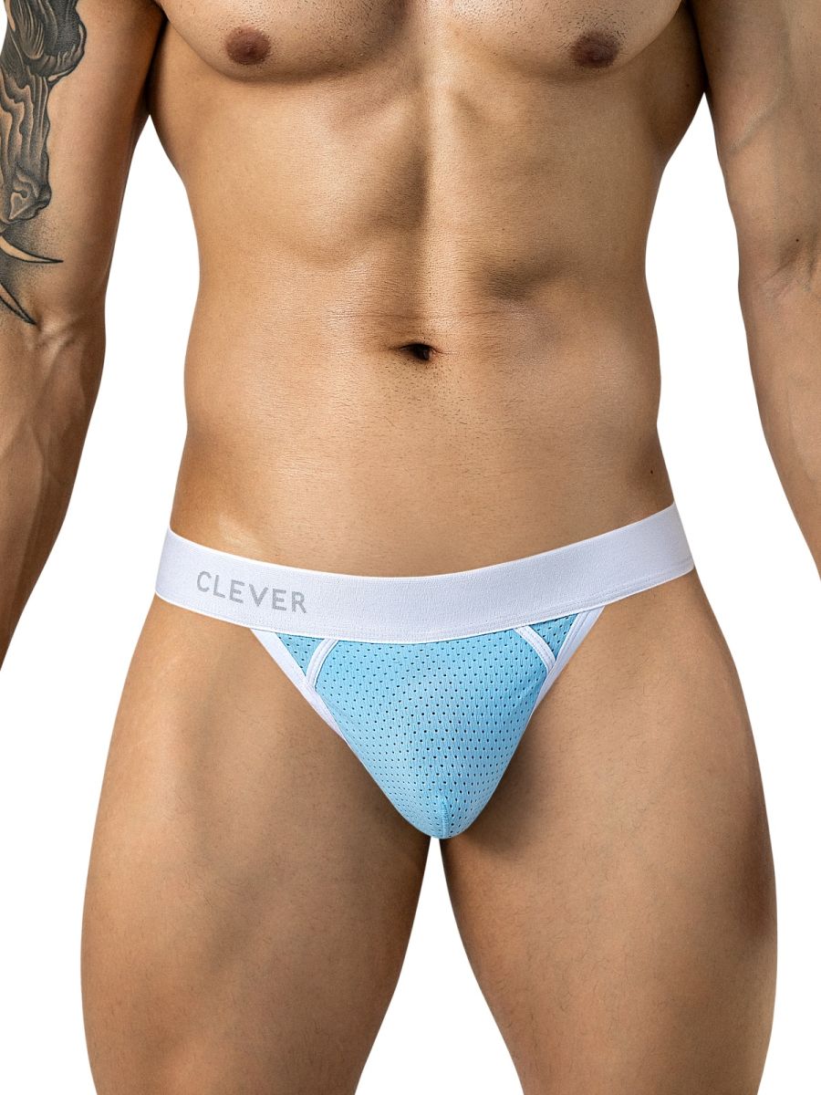 Clever Moda Ulises Ergonomic Men's Thong in Light Blue – men's thongs