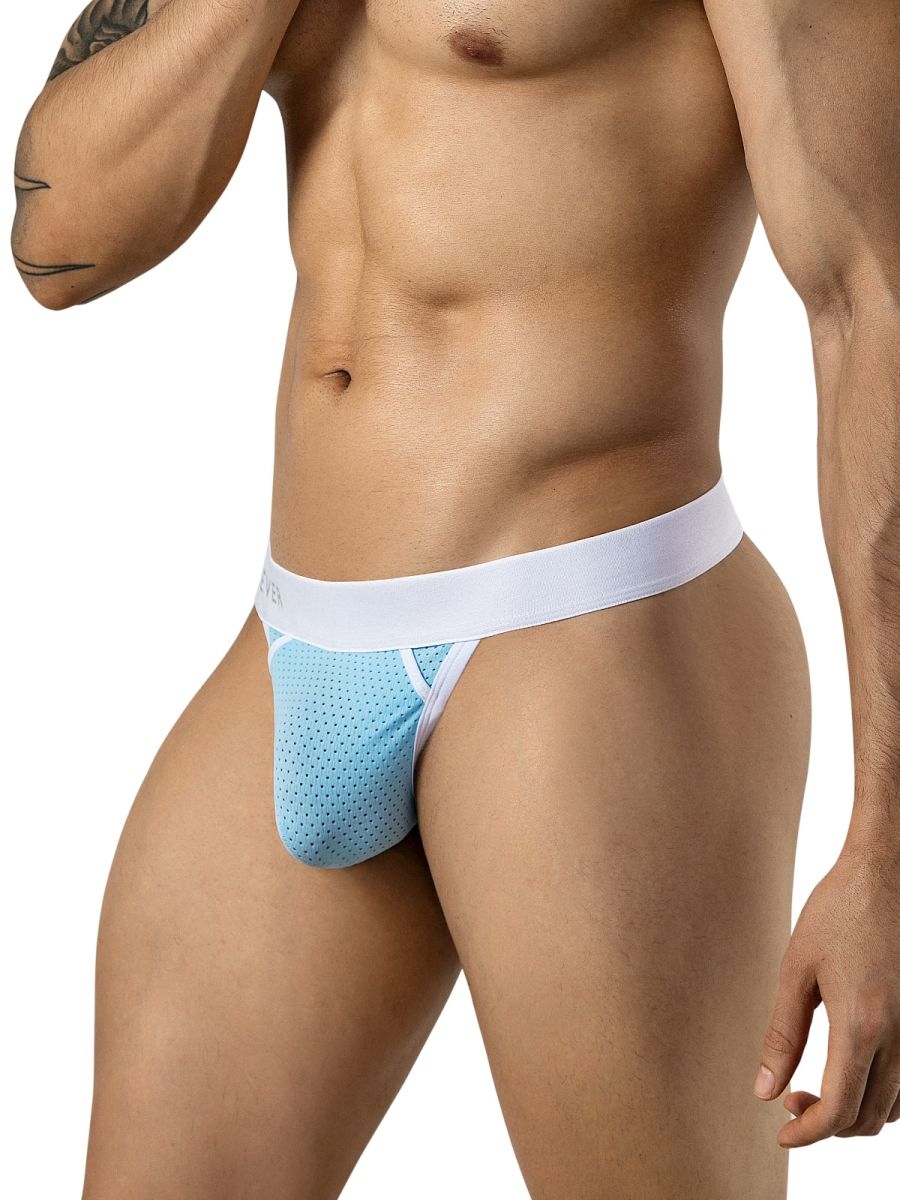 Clever Moda Ulises Ergonomic Men's Thong in Light Blue – men's thongs