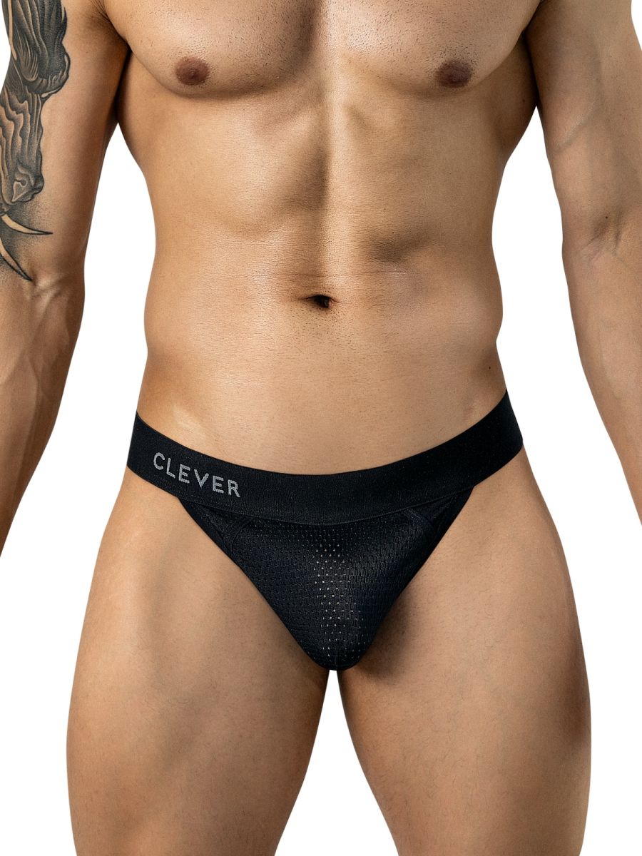Clever Moda Ulises Stylish Ergonomic Fit Men's Thong in Black – men's thongs
