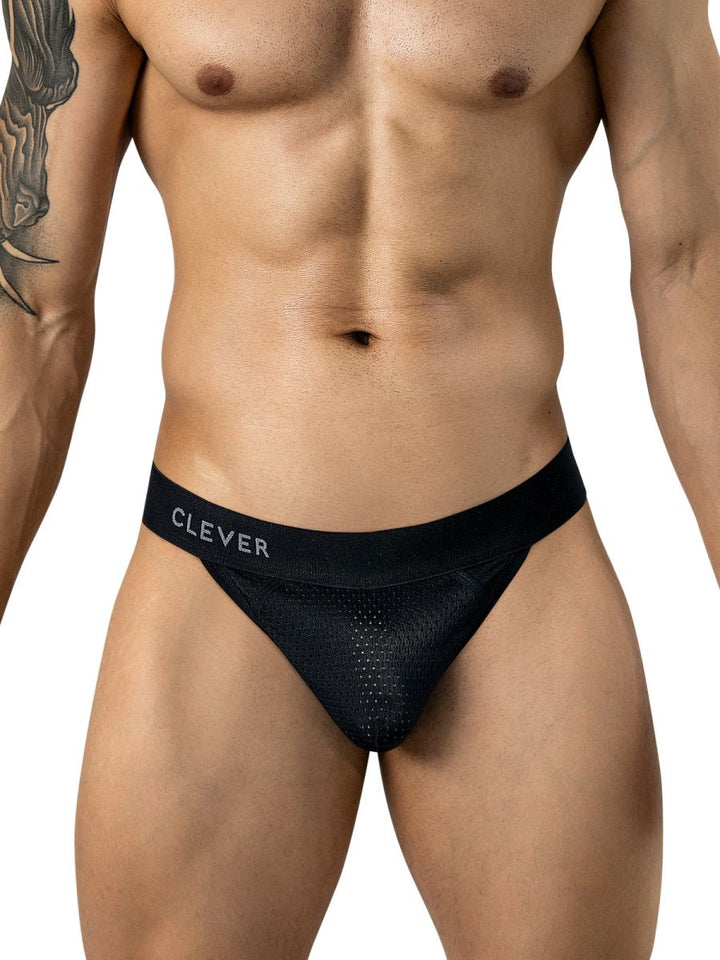 Clever Moda Ulises Stylish Ergonomic Fit Men's Thong in Black – men's thongs
