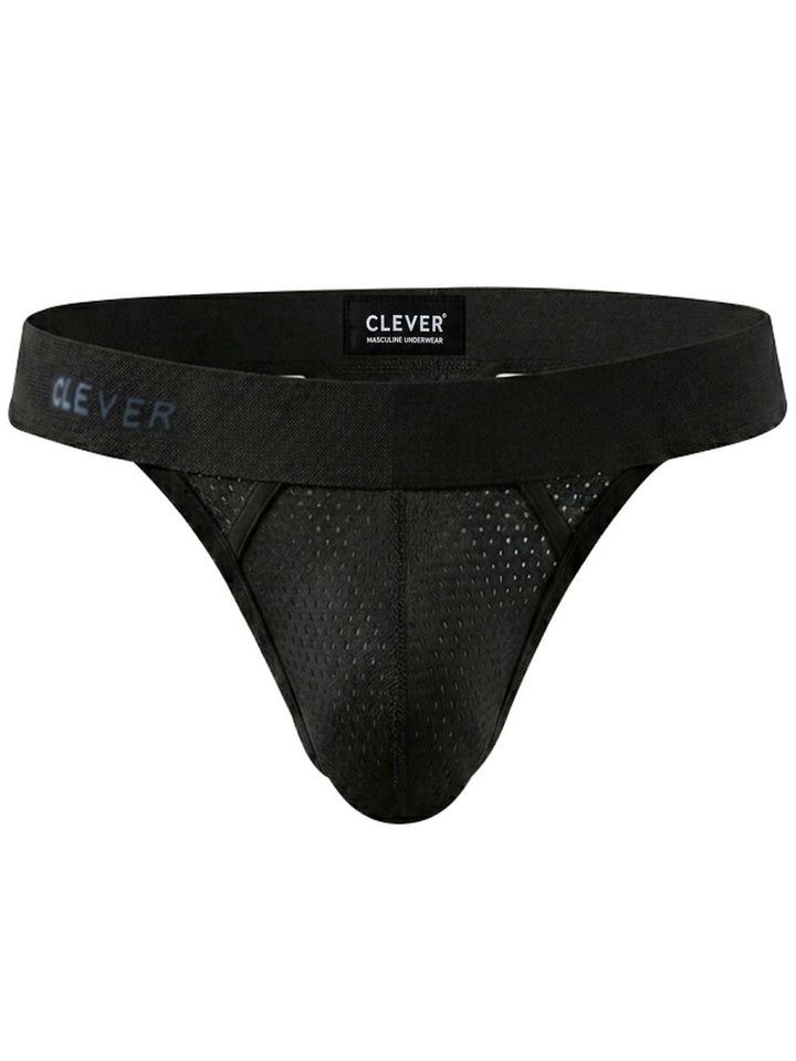 Clever Moda Ulises Stylish Ergonomic Fit Men's Thong in Black – men's thongs