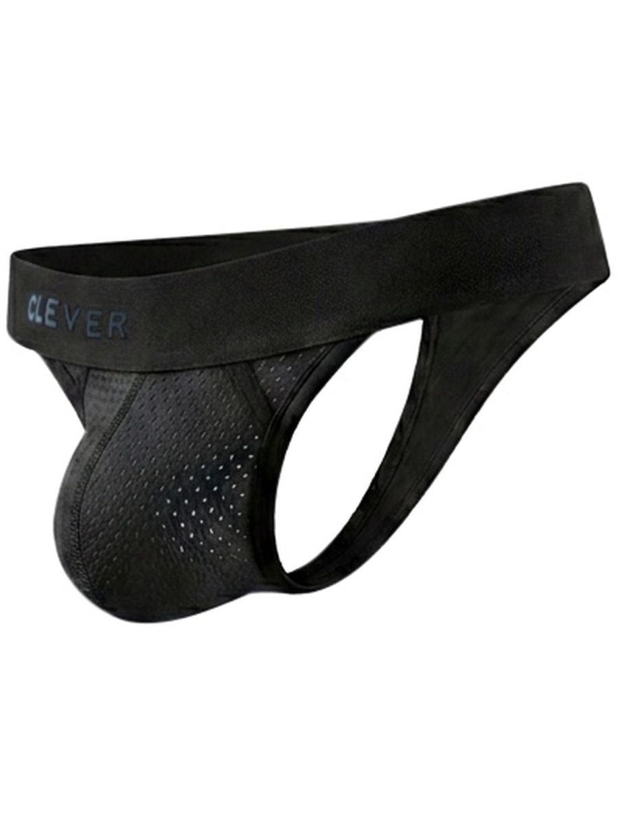 Clever Moda Ulises Stylish Ergonomic Fit Men's Thong in Black – men's thongs