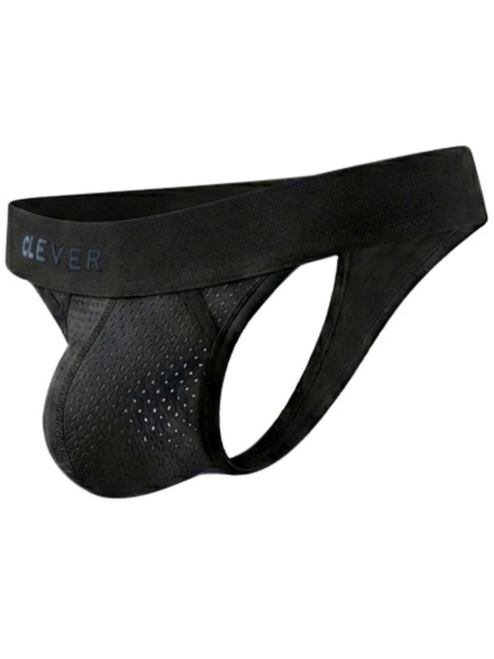 Clever Moda Ulises Stylish Ergonomic Fit Men's Thong in Black – men's thongs