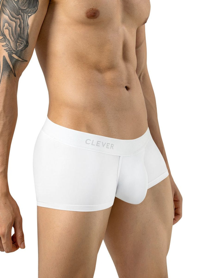 Clever Moda Mompox Men's Trunk Underwear in White – men's trunks Handmade in Colombia