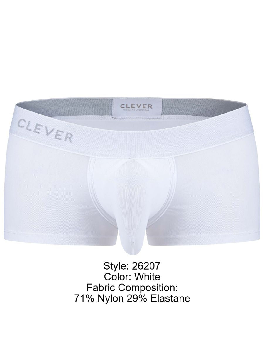 Clever Moda Mompox Men's Trunk Underwear in White – men's trunks Handmade in Colombia